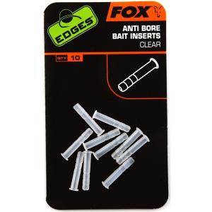Fox Edges Anti-bore Bait Inserts Clear x10