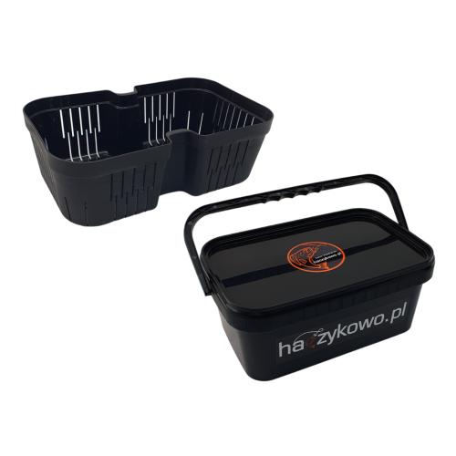 Zestaw do namaczania pelletu sitko + wiaderko 2l haczykowo.pl