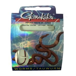 Gamakatsu Red Worms 5260R r.10 0.18mm 75cm przypony