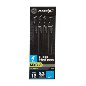 Matrix MXC-3 Barbless Super Stop r.16 0.165mm 10cm przypony