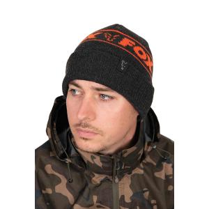 Fox Collection Beanie Black/Orange czapka