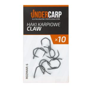 UnderCarp Claw r.6 10szt. teflon haki karpiowe