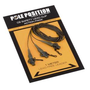 Strategy CS Safety Lead Clip Action Pack 65lb Weed 3szt.