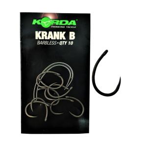 Korda Krank Barbless r.10 10szt. haki karpiowe