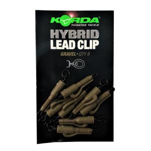 Korda Hybrid Lead Clips Gravel 8szt. klipsy do ciężarków