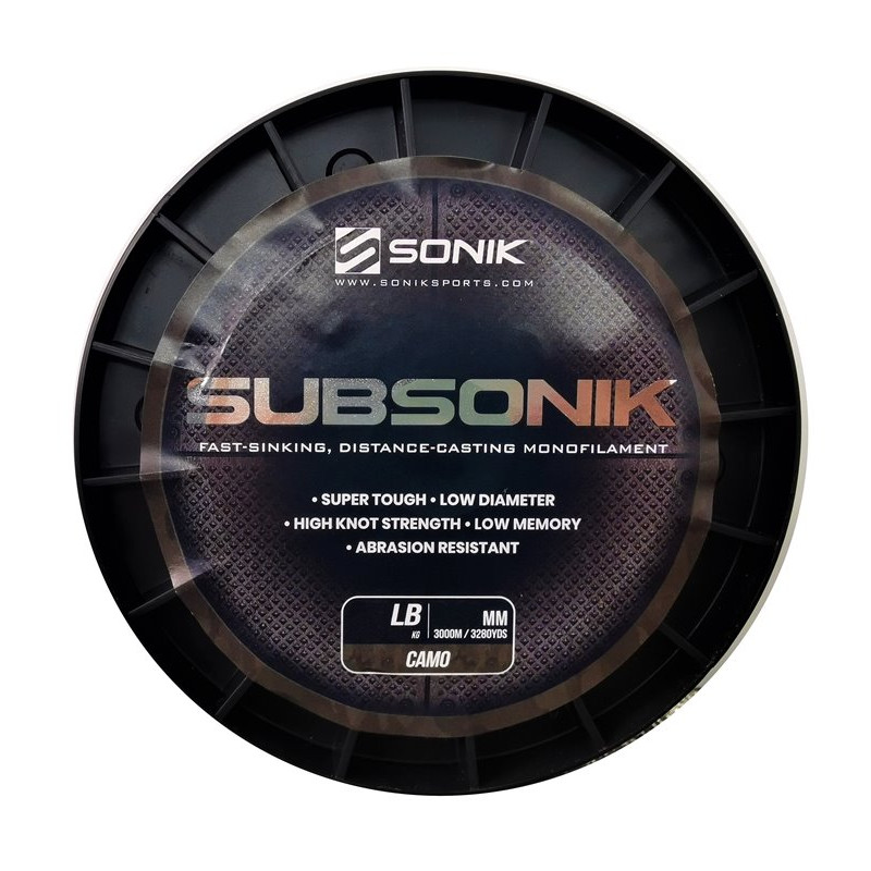 Sonik Subsonik Camo 15lb 0.31mm 3000m żyłka