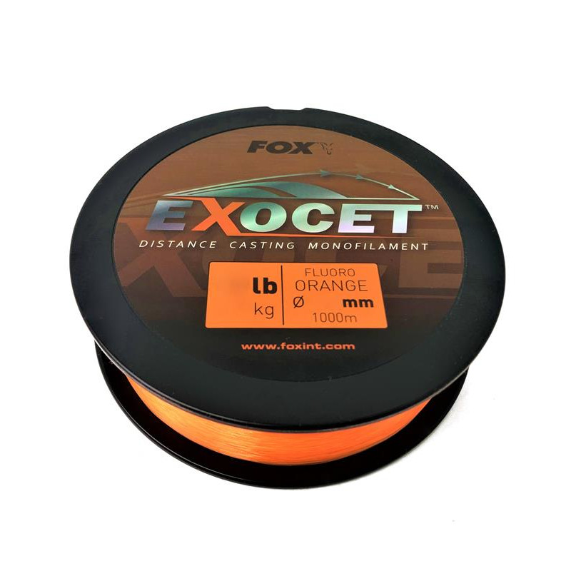 Fox Exocet Fluoro Orange 0.28mm 12lb 1000m żyłka