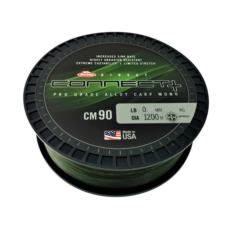 Berkley Żyłka Direct Connect+ CM90 12lb 1200m Ciemnozielony