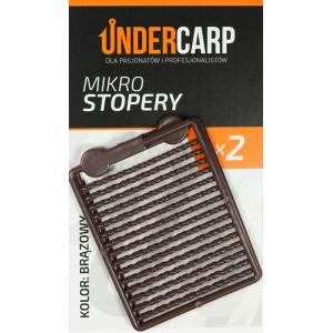UnderCarp Mikro stopery brązowe x2