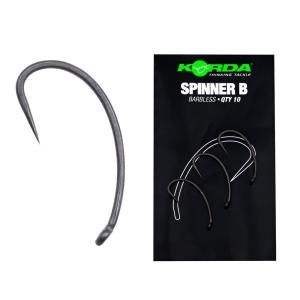 Korda Spinner B Barbless r.7 10szt haki karpiowe