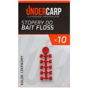 UnderCarp Stopery do Bait Floss czerwony
