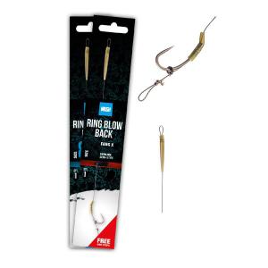 Nash Ring Blow Back Rig Barbless r.8 15lb gotowy przypon