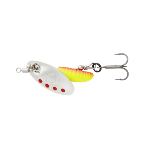 Savage Gear Grub Spinner 0 2.2g S Silver Red Yellow obrotówka