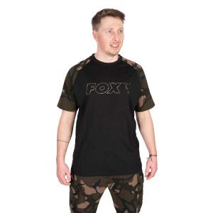 Fox Black Camo Outline T-Shirt r.XL koszulka
