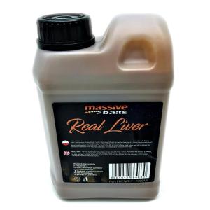 Massive Baits Real Liver koncentrat 1l