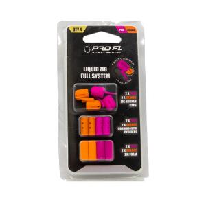FL Pro Liquid Zig Full System Pink/Orange