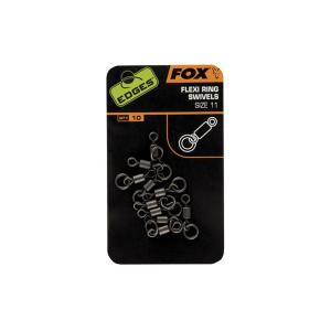 Fox Edges Flexi Ring Swivel 11 10szt. krętlik z pierścieniem