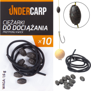 UnderCarp ciężarki do dociążania przyponu Kwick 1.6g