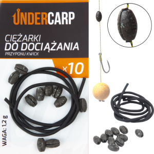 UnderCarp ciężarki do dociążania przyponu Kwick 1.2g