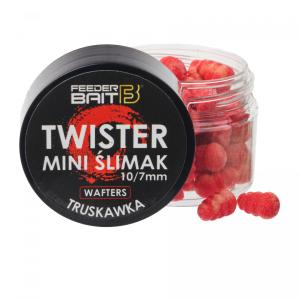 Feeder Bait Twister Mini Ślimak 10/7mm Truskawka