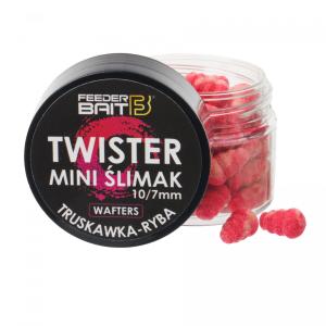 Feeder Bait Twister Mini Ślimak 10/7mm Truskawka-Ryba