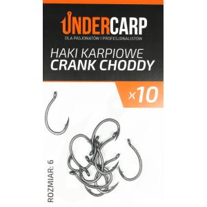 UnderCarp Crank Choddy r.6 haki karpiowe teflonowe