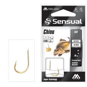 Mikado Sensual Chinu r.10 0.18mm 70cm 8szt. gotowe przypony