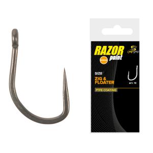 Carp Spirit Zig&Float Barbless r.8 10szt. haki karpiowe