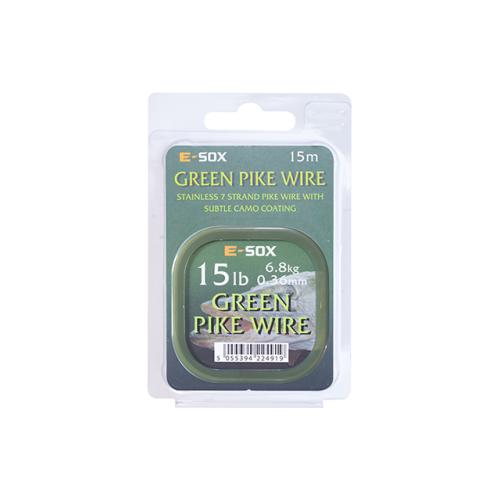 Drennan Green Pike Wire 15lb 15m linka stalowa