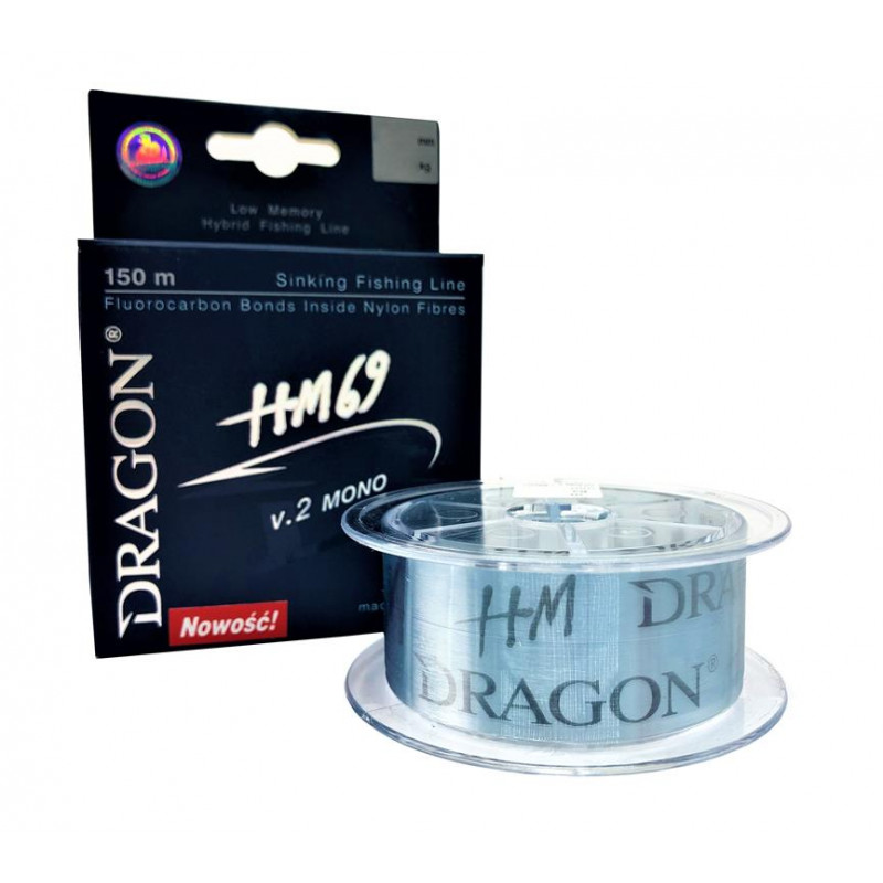 Dragon HM69 v.2 Mono 0.14mm 150m Clear żyłka