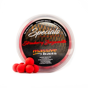 Massive Baits Special Pop-Ups Strawberry Bergamotta 11mm 200ml