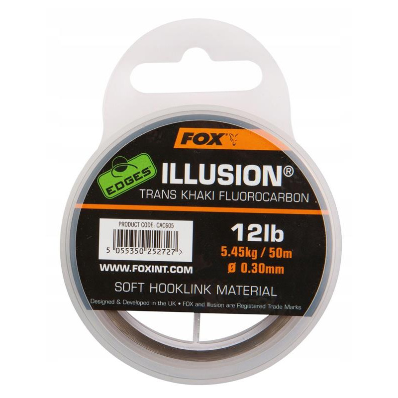 Fox Edges Illusion Leader 0.30mm 50m żyłka