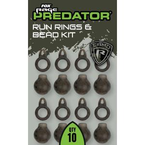 Fox Rage Camo Run Rings & Bead Kit 10szt.