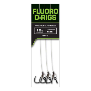 Fox Fluoro D-Rig Carp Ready Rigs x3 r.4 gotowe przypony