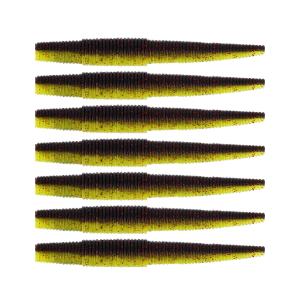 Westin Ned Worm 7cm 3g Black Chartreuse 7szt. przynęty