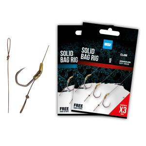 Nash Solid Bag Rig r.4 20lb Barbless gotowy przypon