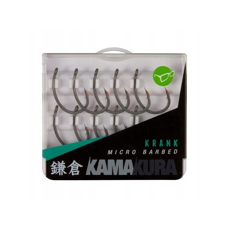 Korda Kamakura Krank Micro Barbed r.4 10szt. haki karpiowe