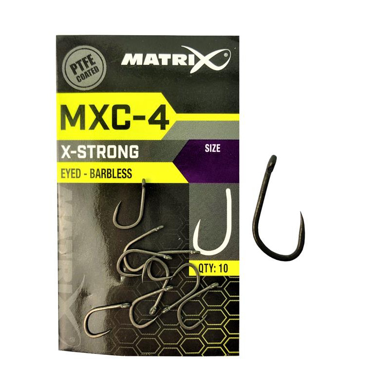 Matrix X-Strong MXC-4 r.16 Barbless 10szt haczyki