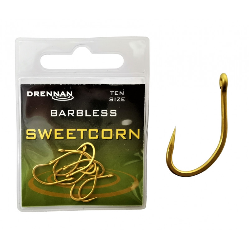 Drennan Sweetcorn Barbless r.16 10szt. haczyki