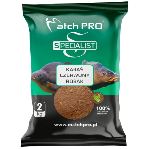 MatchPro Specialist Karaś Czerwony Robak 2kg zanęta