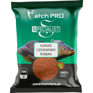 MatchPro Specialist Karaś Czerwony Robak 700g zanęta