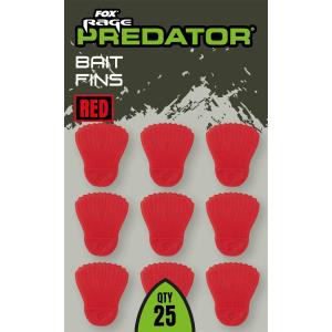 Fox Rage Predator Bait Fins Red 25szt.