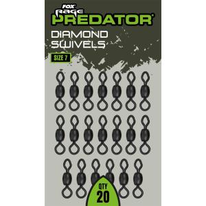 Fox Rage Predator Diamond Swivels krętliki
