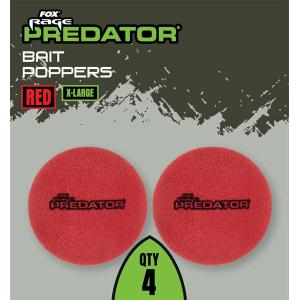 Fox Rage Predator Bait Poppers Red XLarge pływaki