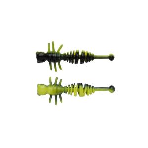 Berkley Powerbait Power Larvae 40mm 12szt. Black/Sunshine Yellow