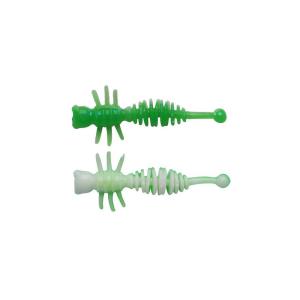 Berkley Powerbait Power Larvae 40mm 12szt. Spring Green/White