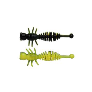 Berkley Powerbait Power Larvae 55mm 10szt. Black/Sunshine Yellow