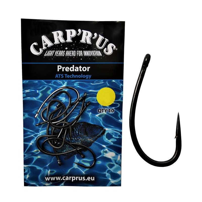 Carp’r’us Predator ATS r. 8 10szt . haki karpiowe