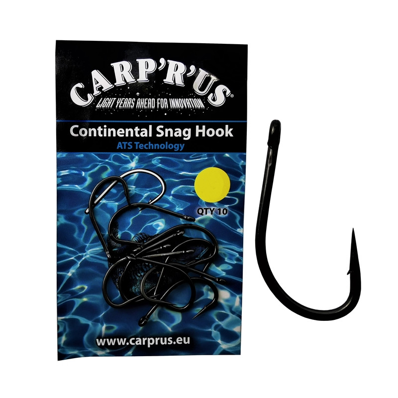 Carp’r’us Continental Snag ATS r.6 10szt. haki karpiowe