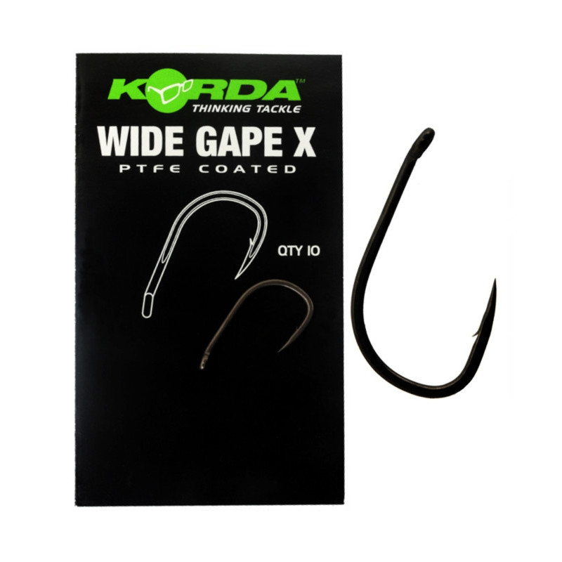 Korda Wide Gape X Micro Barbed r.6 10szt. haki karpiowe